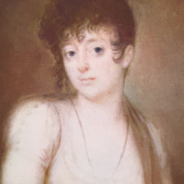 Portrait thought to be that of Aurora De Geer signed Viertel 1806